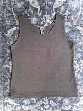 Chico’s Easywear Taupe Tank Top Size 1 (M/8)